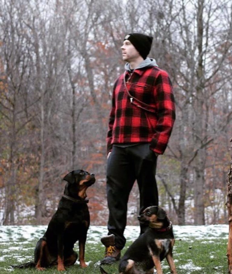 Nick with dogs